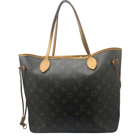 LOUIS VUITTON Brown Monogram Neverfull MM Tote Bag - Picture 2 of 15